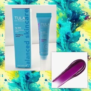 Tula Lip S.O.S Treatment Balm 💗 NEW 💗Blackberry Velvet 💗 Full Size
